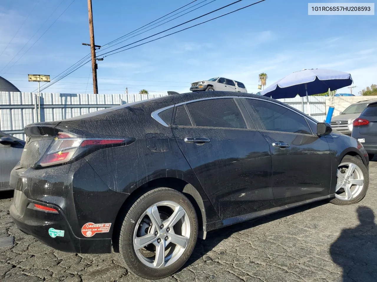 2017 Chevrolet Volt Lt VIN: 1G1RC6S57HU208593 Lot: 81101424