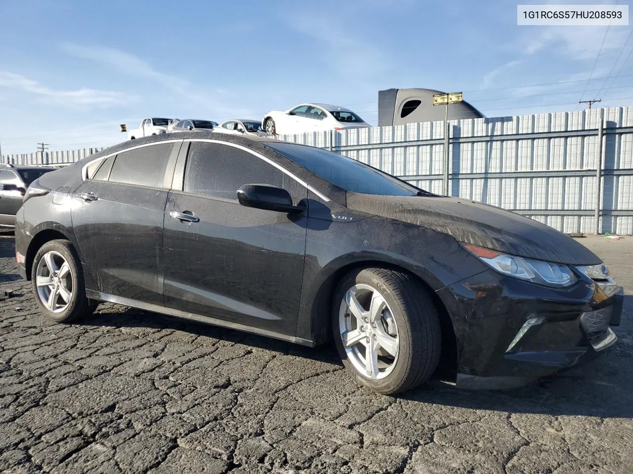 2017 Chevrolet Volt Lt VIN: 1G1RC6S57HU208593 Lot: 81101424