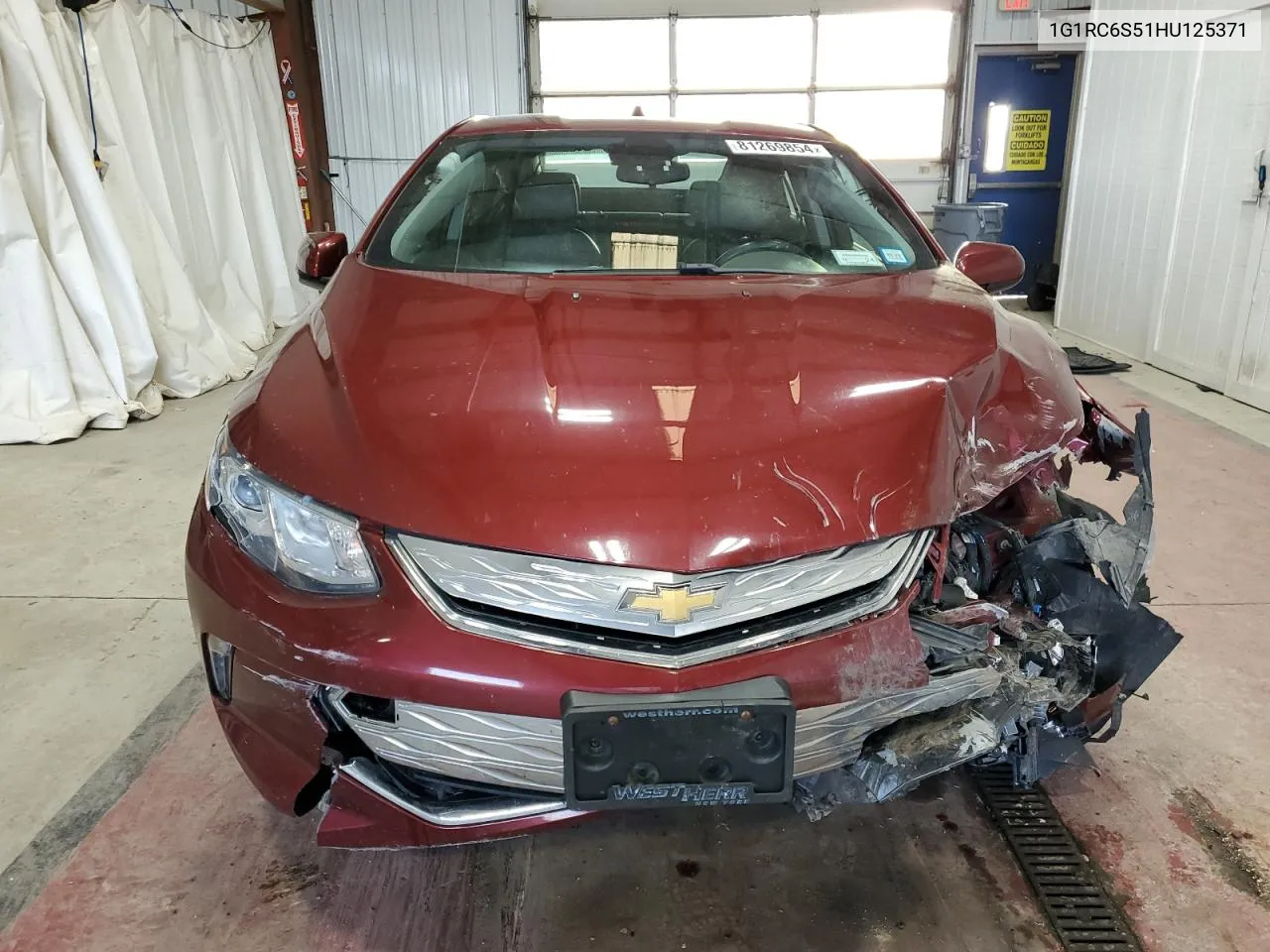 2017 Chevrolet Volt Lt VIN: 1G1RC6S51HU125371 Lot: 81269854