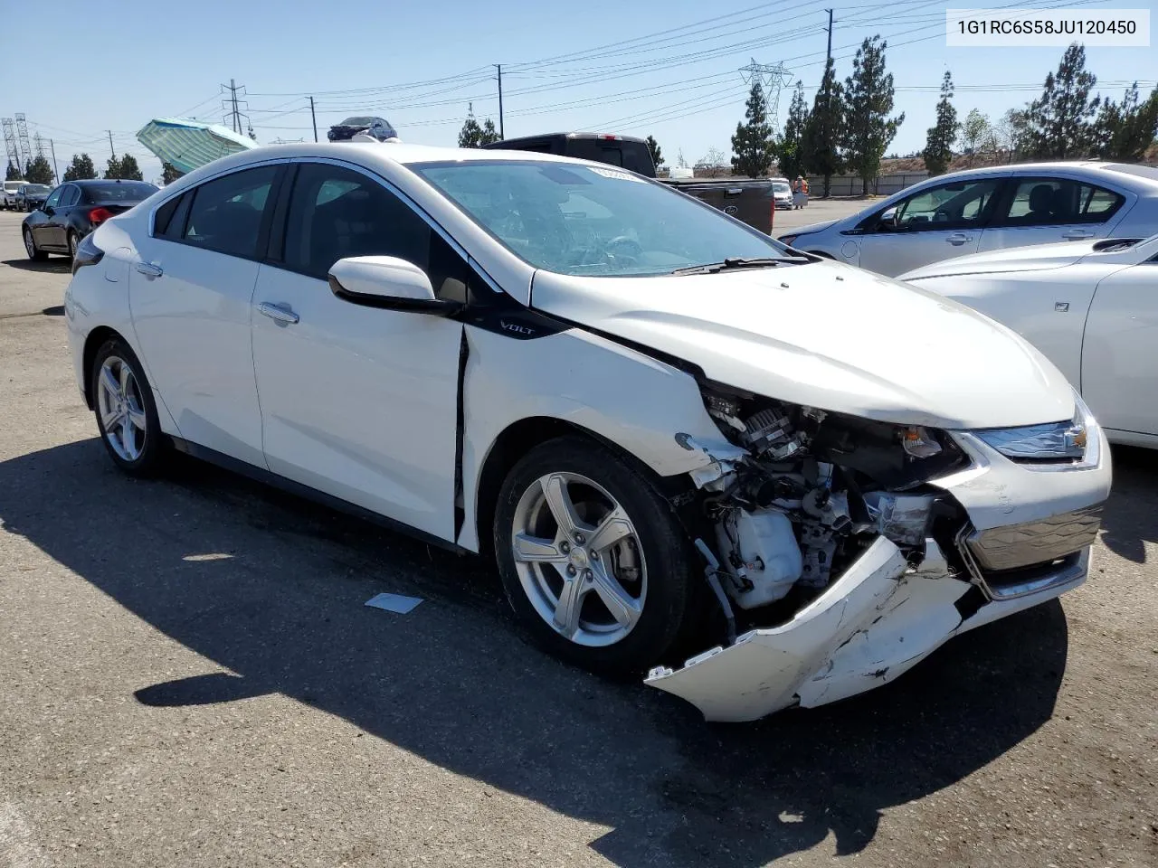 2018 Chevrolet Volt Lt VIN: 1G1RC6S58JU120450 Lot: 60255994