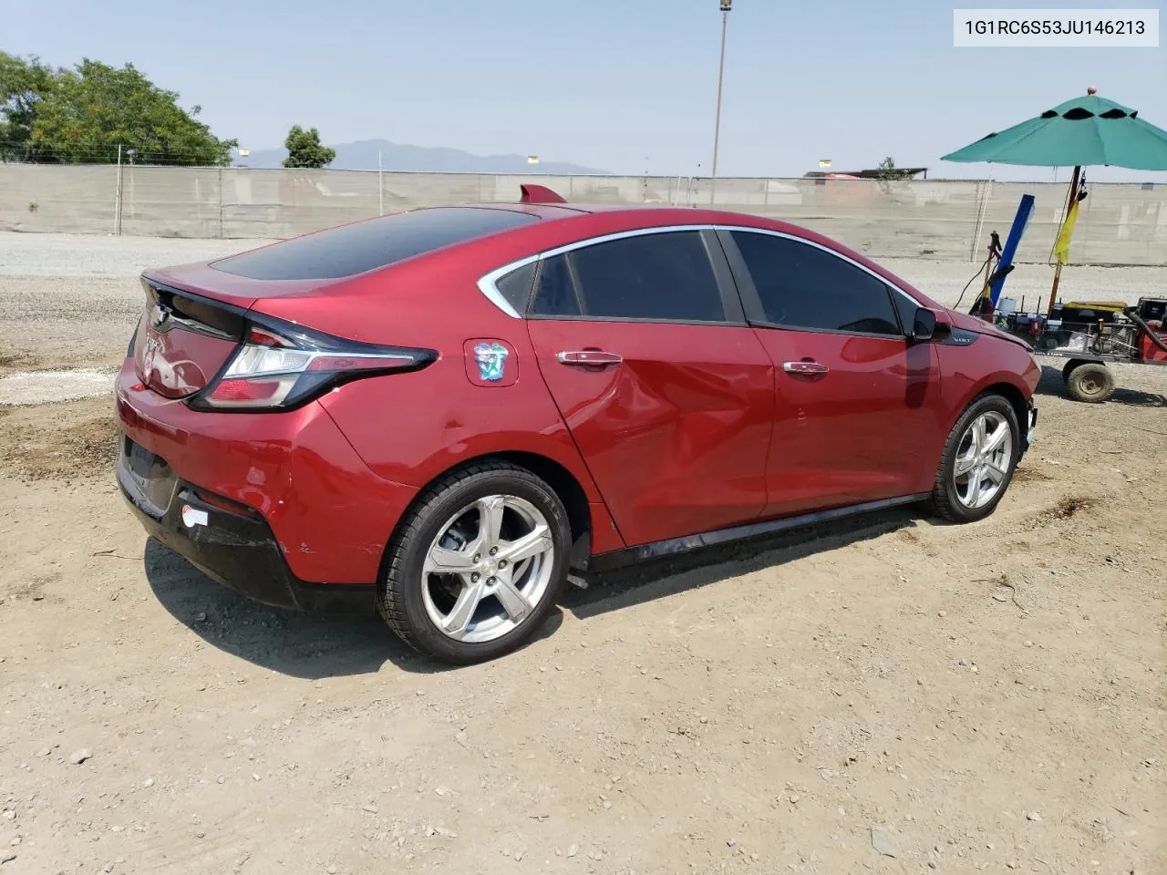 2018 Chevrolet Volt Lt VIN: 1G1RC6S53JU146213 Lot: 62874154