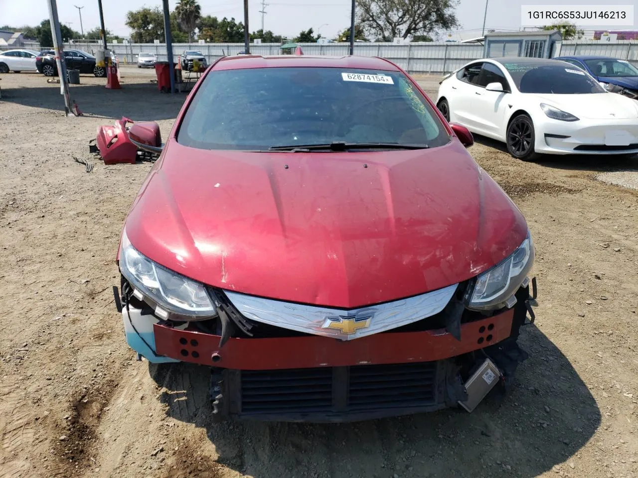 2018 Chevrolet Volt Lt VIN: 1G1RC6S53JU146213 Lot: 62874154