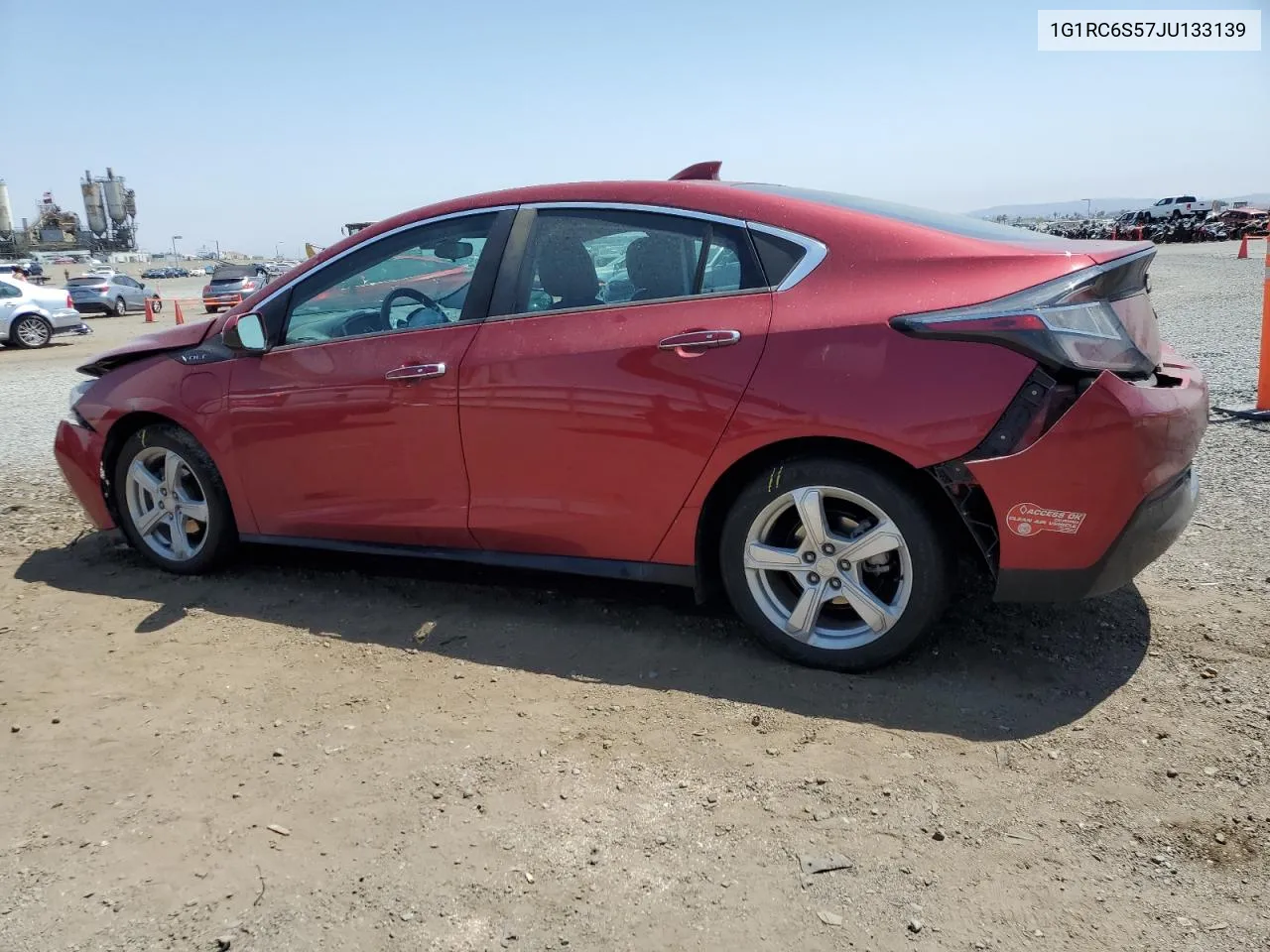 2018 Chevrolet Volt Lt VIN: 1G1RC6S57JU133139 Lot: 63907224