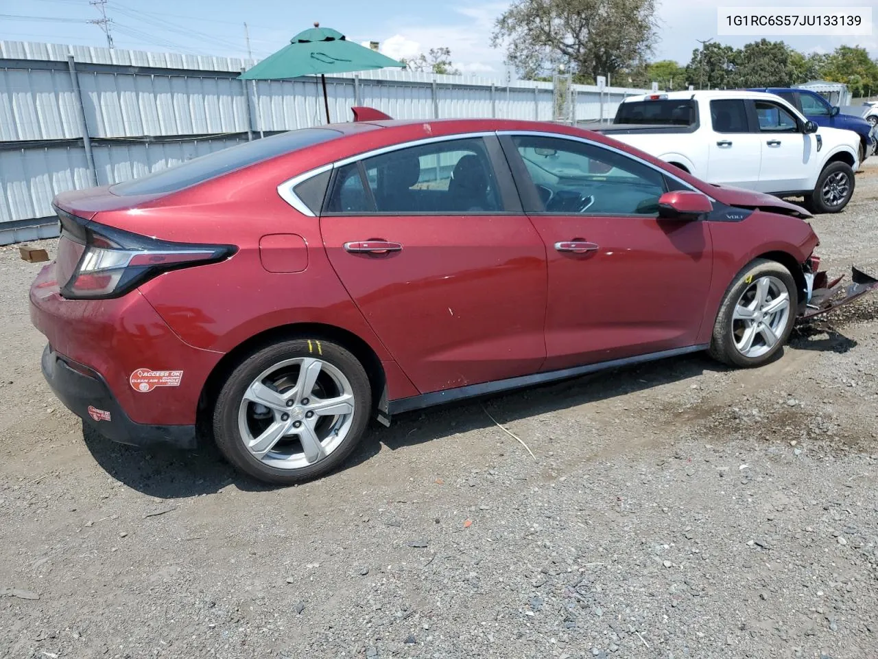 2018 Chevrolet Volt Lt VIN: 1G1RC6S57JU133139 Lot: 63907224