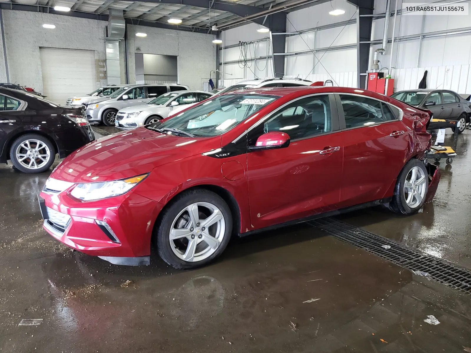 2018 Chevrolet Volt Lt VIN: 1G1RA6S51JU155675 Lot: 67311284