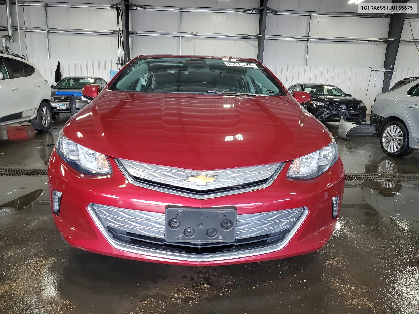 2018 Chevrolet Volt Lt VIN: 1G1RA6S51JU155675 Lot: 67311284