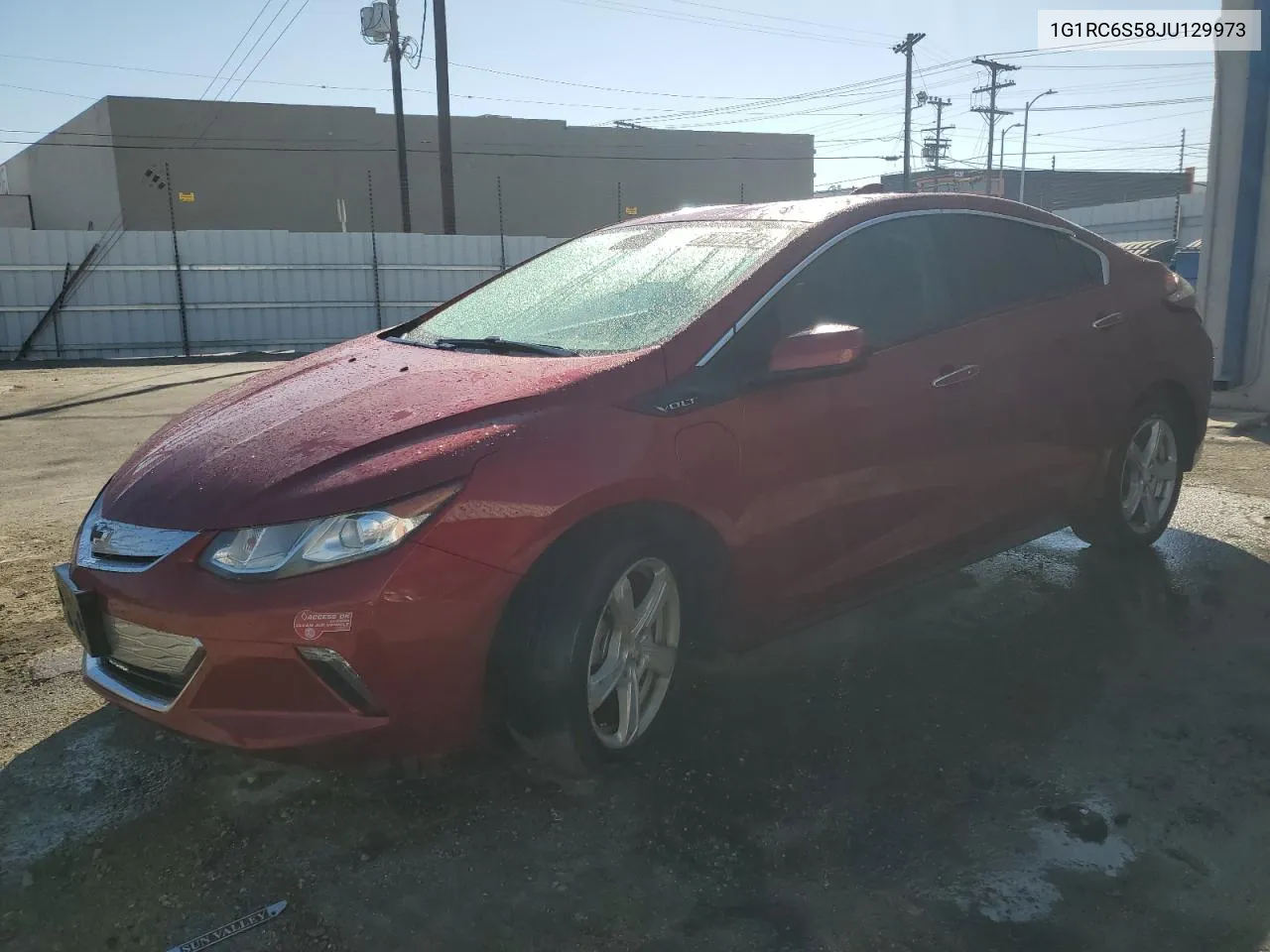 2018 Chevrolet Volt Lt VIN: 1G1RC6S58JU129973 Lot: 67609124