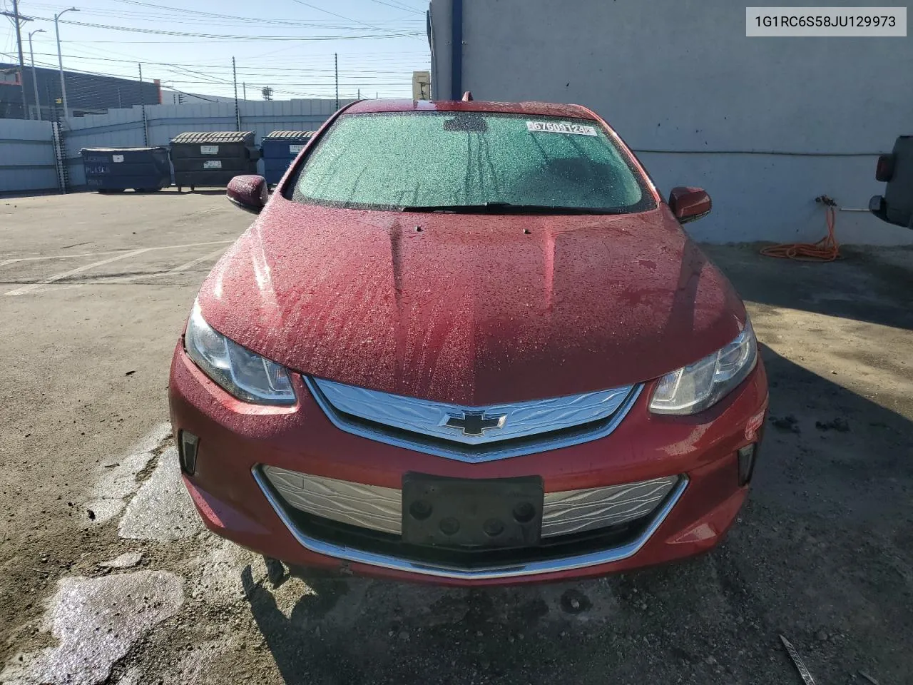 2018 Chevrolet Volt Lt VIN: 1G1RC6S58JU129973 Lot: 67609124