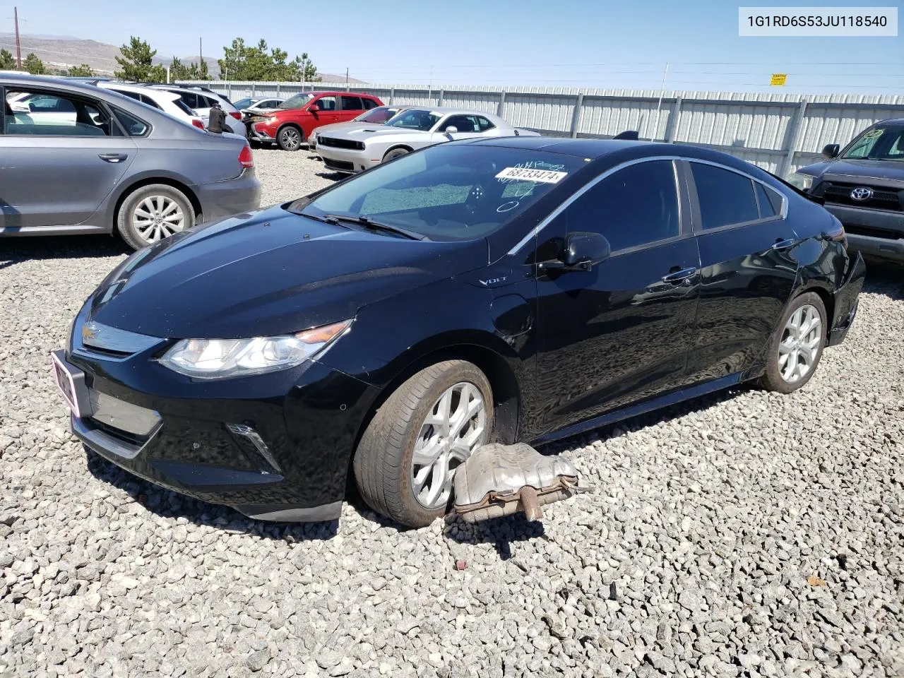 2018 Chevrolet Volt Premier VIN: 1G1RD6S53JU118540 Lot: 68733474