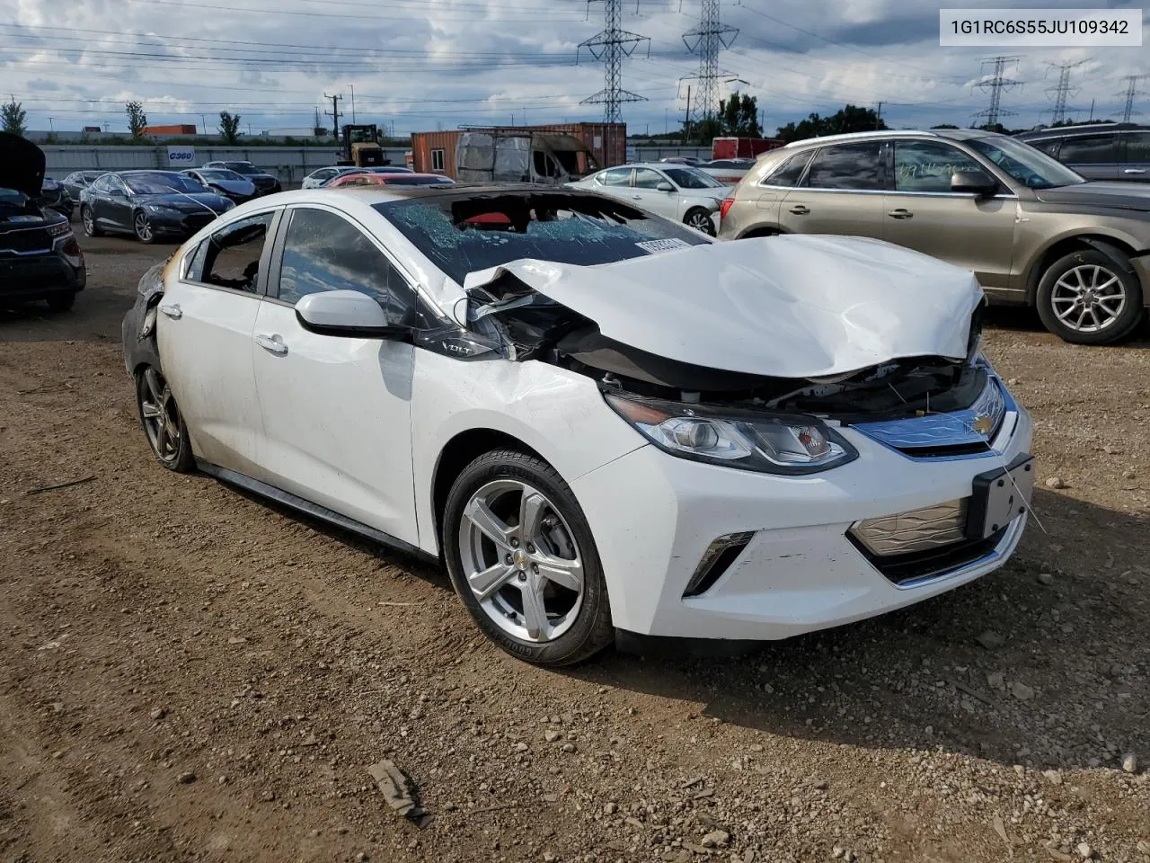 2018 Chevrolet Volt Lt VIN: 1G1RC6S55JU109342 Lot: 69283314