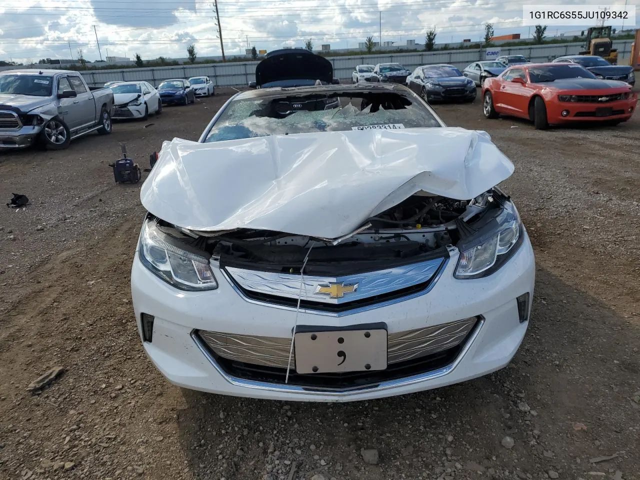 2018 Chevrolet Volt Lt VIN: 1G1RC6S55JU109342 Lot: 69283314