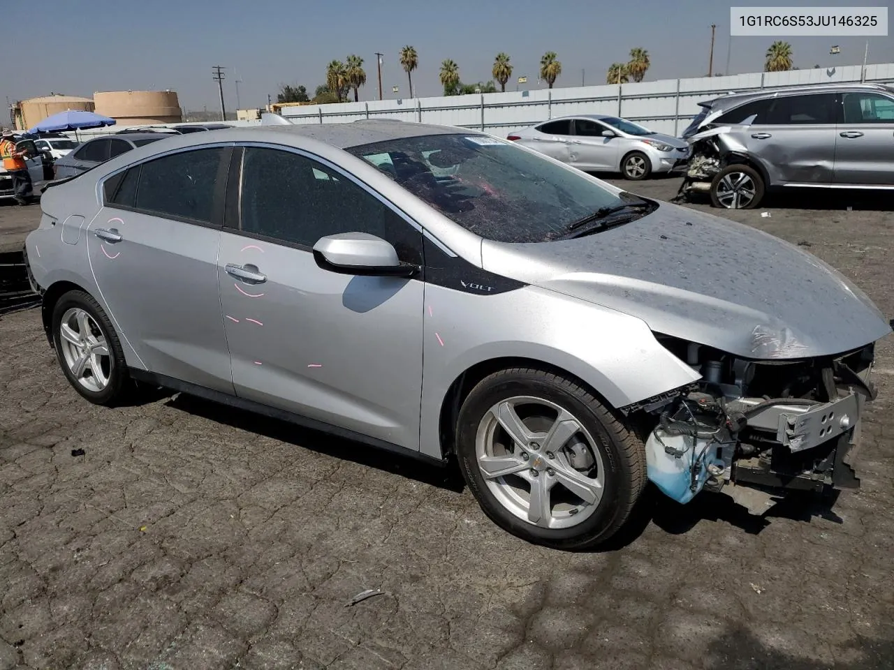 2018 Chevrolet Volt Lt VIN: 1G1RC6S53JU146325 Lot: 70067134