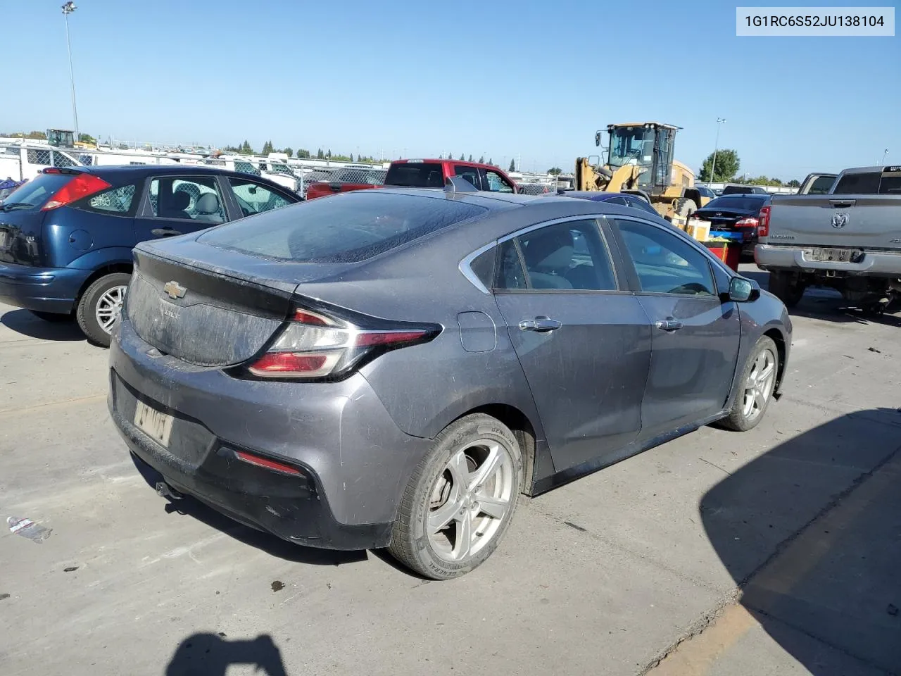 2018 Chevrolet Volt Lt VIN: 1G1RC6S52JU138104 Lot: 70434814