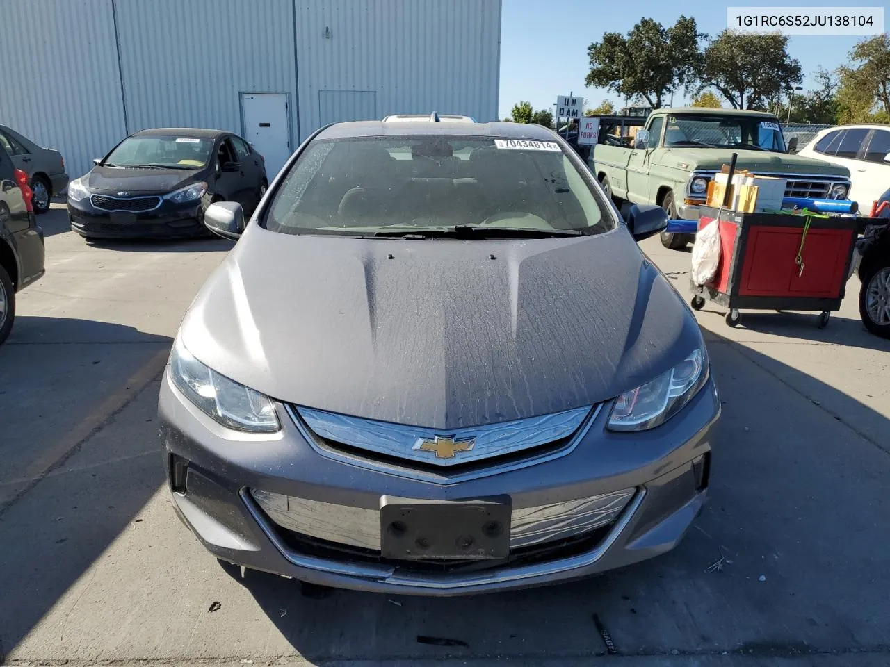 2018 Chevrolet Volt Lt VIN: 1G1RC6S52JU138104 Lot: 70434814