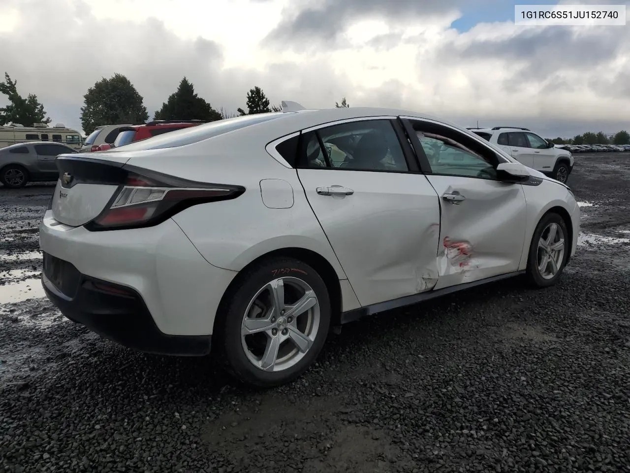 2018 Chevrolet Volt Lt VIN: 1G1RC6S51JU152740 Lot: 71872314