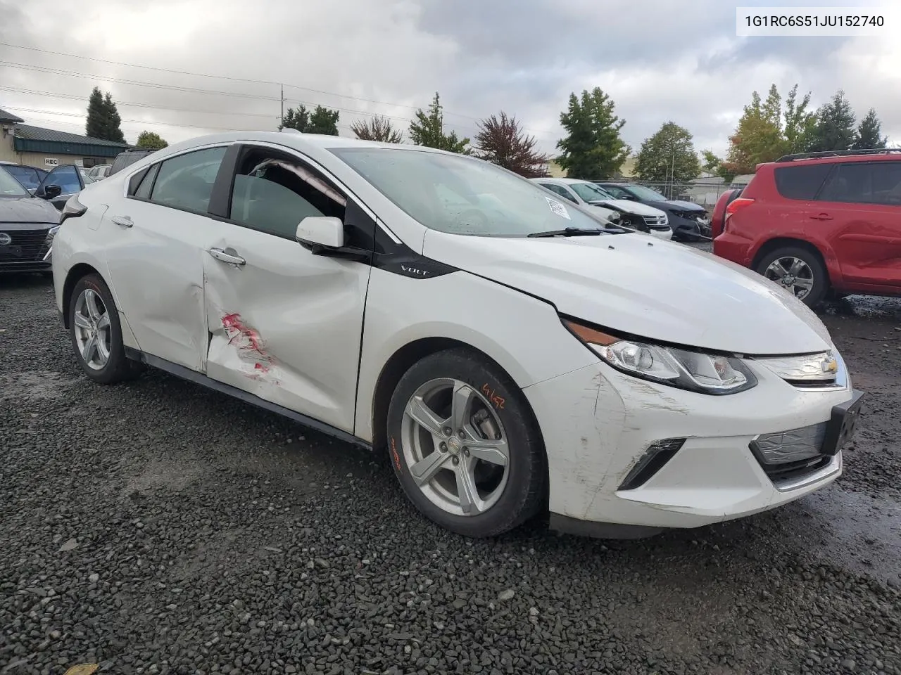 2018 Chevrolet Volt Lt VIN: 1G1RC6S51JU152740 Lot: 71872314