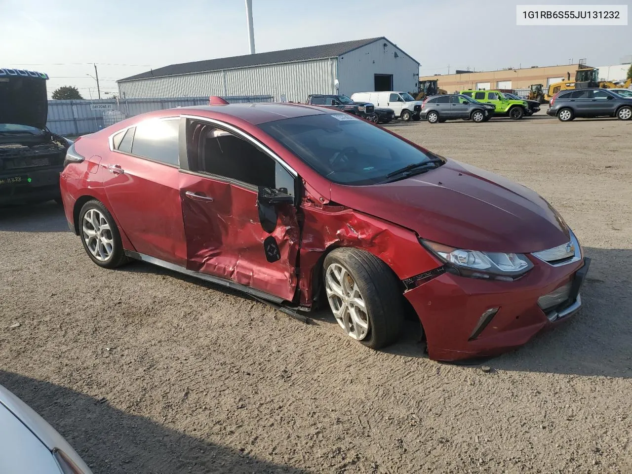 2018 Chevrolet Volt Premier VIN: 1G1RB6S55JU131232 Lot: 72376454