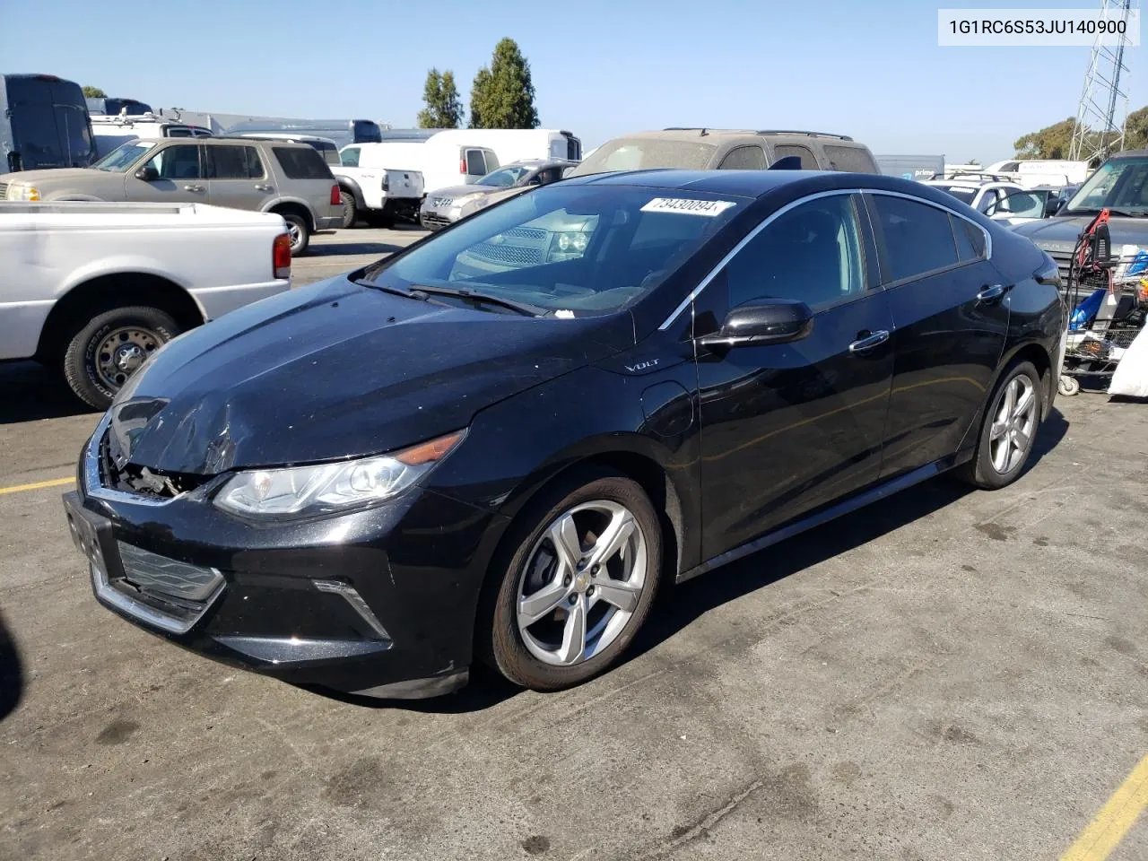 2018 Chevrolet Volt Lt VIN: 1G1RC6S53JU140900 Lot: 73430094