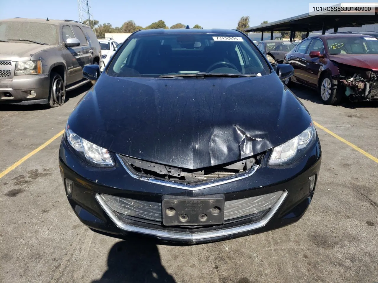 2018 Chevrolet Volt Lt VIN: 1G1RC6S53JU140900 Lot: 73430094