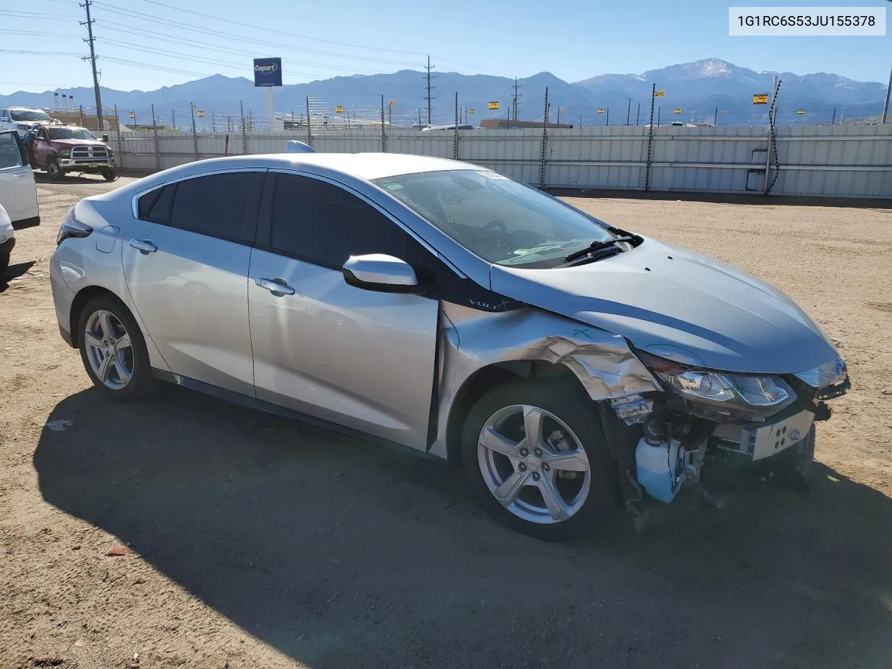 2018 Chevrolet Volt Lt VIN: 1G1RC6S53JU155378 Lot: 73606444