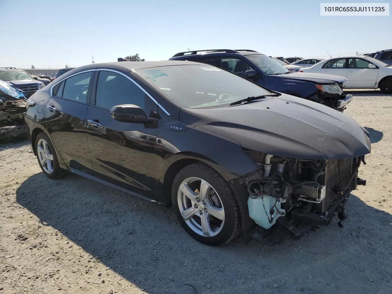 2018 Chevrolet Volt Lt VIN: 1G1RC6S53JU111235 Lot: 73775694