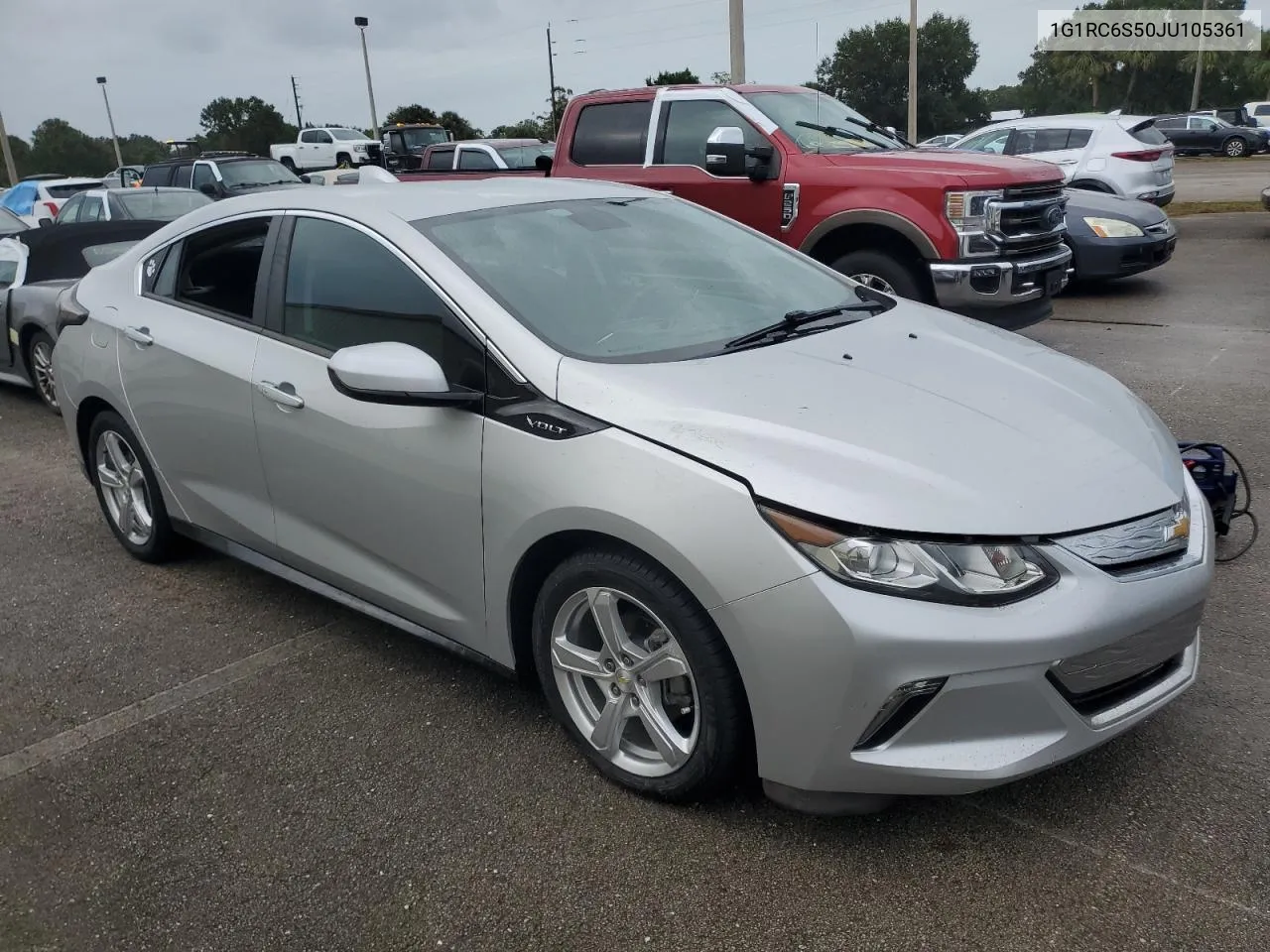 2018 Chevrolet Volt Lt VIN: 1G1RC6S50JU105361 Lot: 74142444