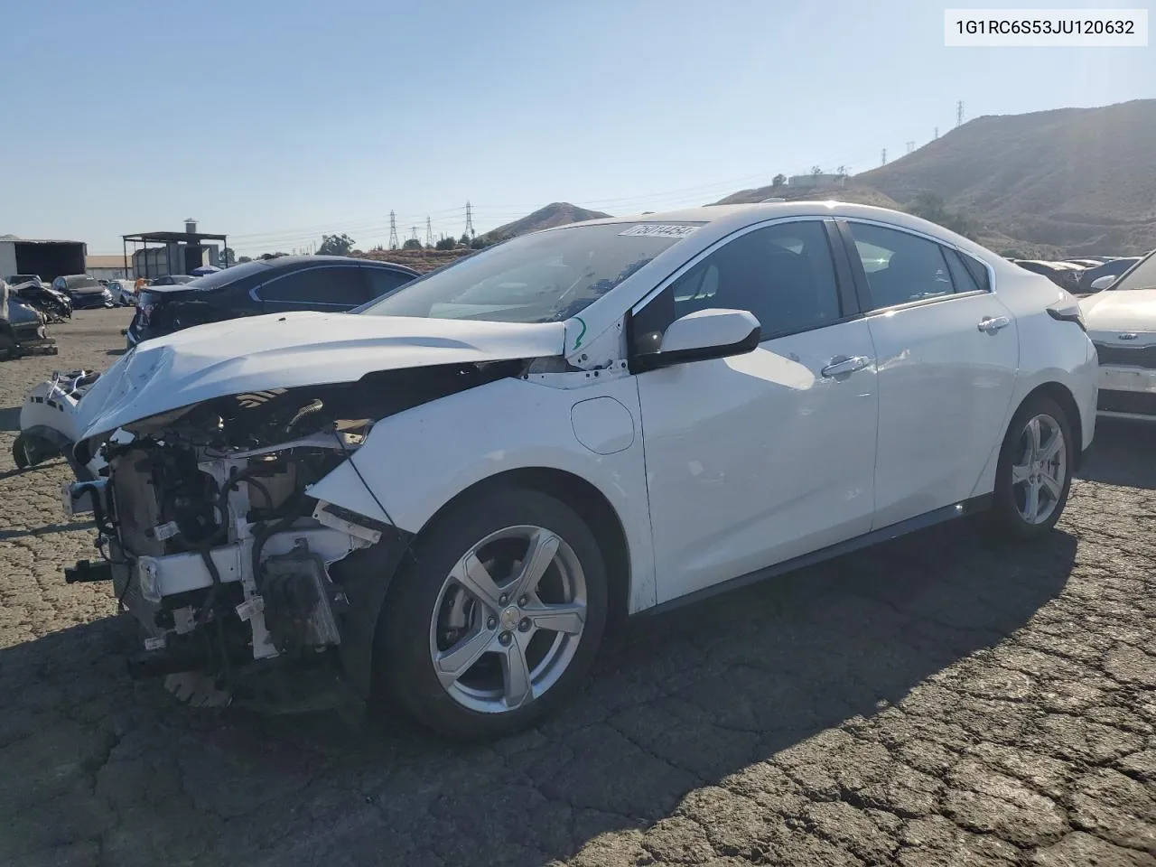 2018 Chevrolet Volt Lt VIN: 1G1RC6S53JU120632 Lot: 75014454