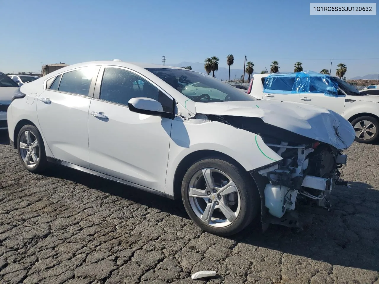 2018 Chevrolet Volt Lt VIN: 1G1RC6S53JU120632 Lot: 75014454