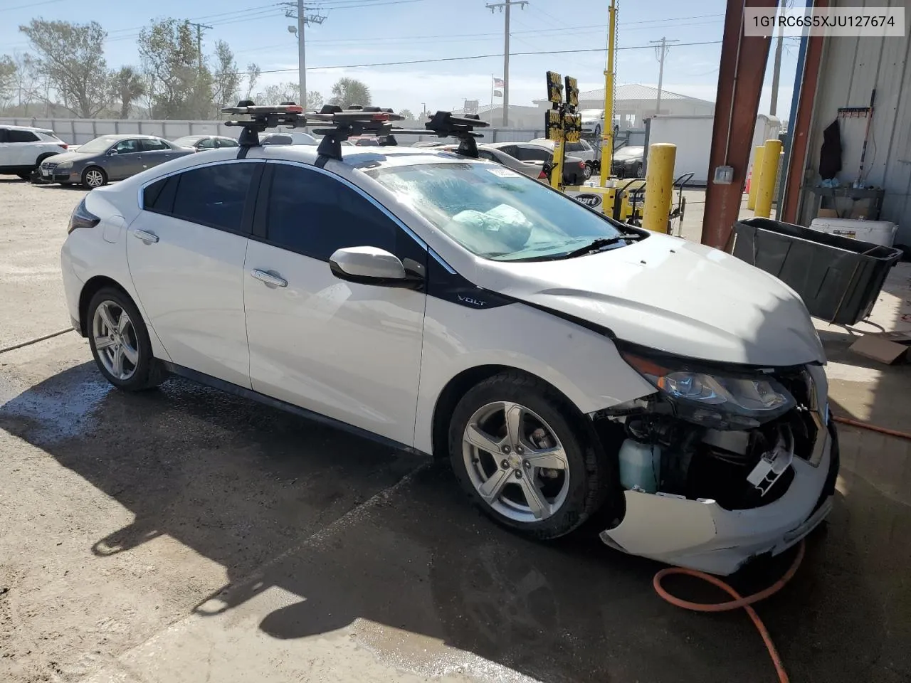 2018 Chevrolet Volt Lt VIN: 1G1RC6S5XJU127674 Lot: 75393204