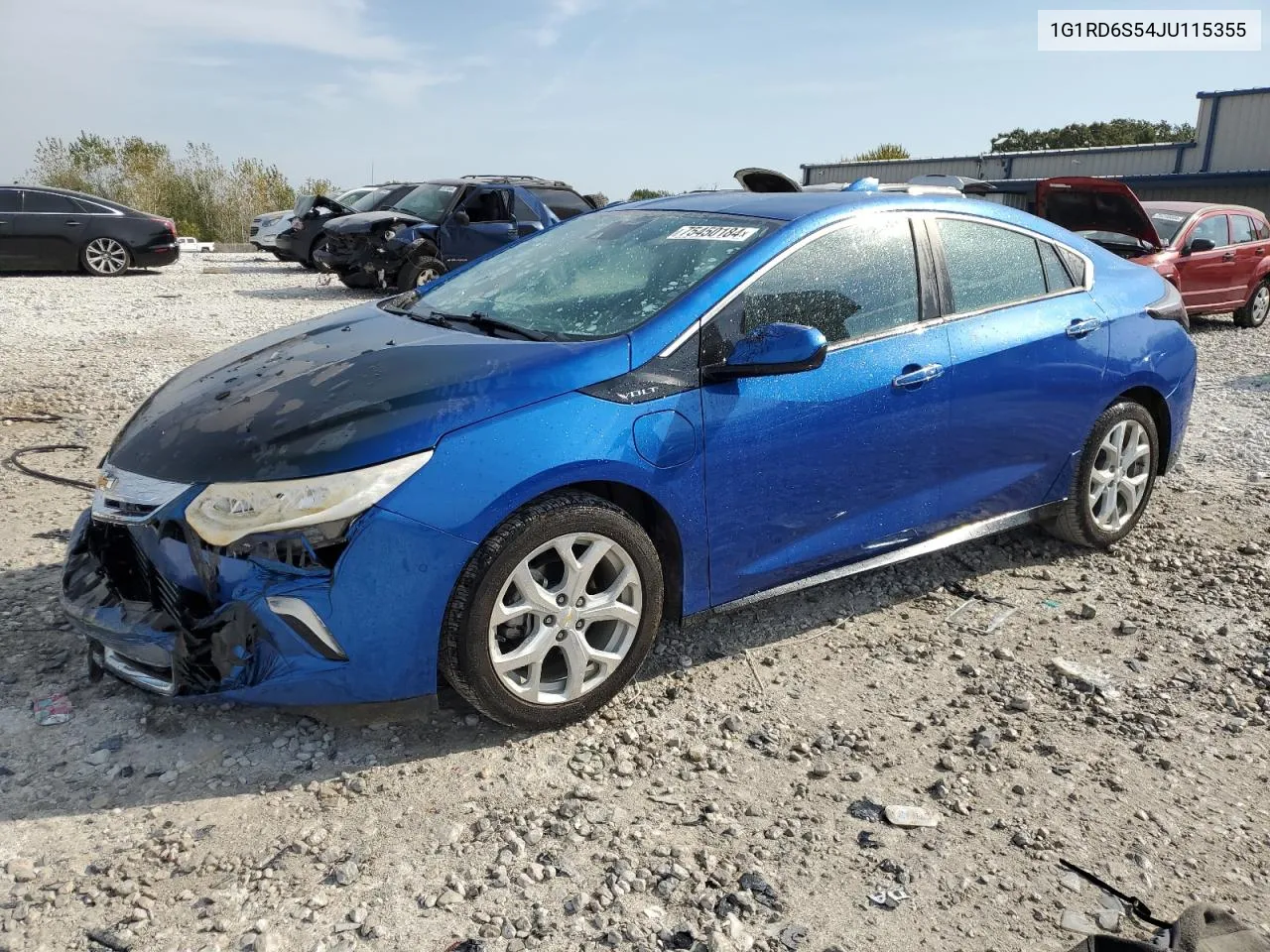 2018 Chevrolet Volt Premier VIN: 1G1RD6S54JU115355 Lot: 75450184