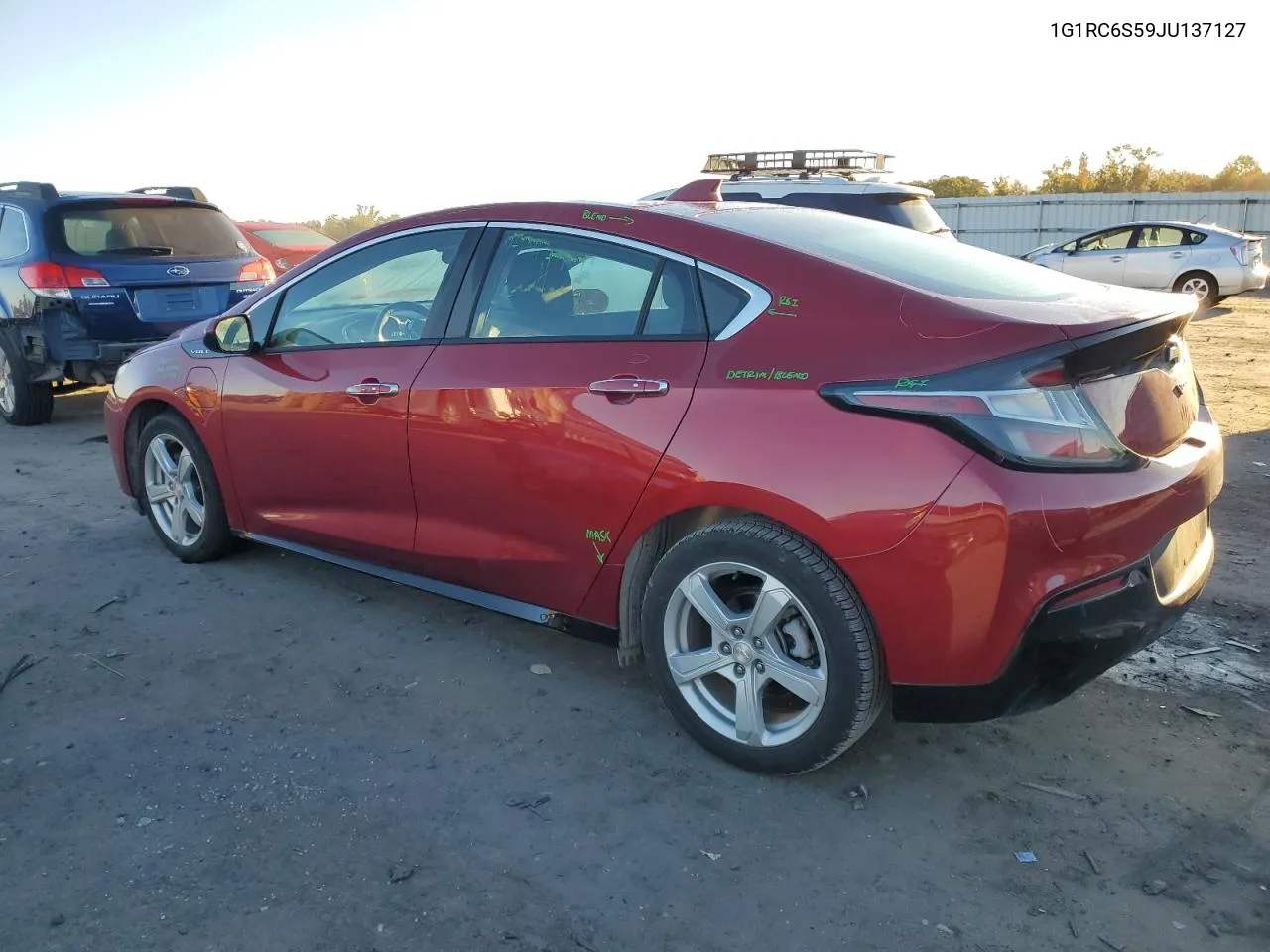 2018 Chevrolet Volt Lt VIN: 1G1RC6S59JU137127 Lot: 76076144