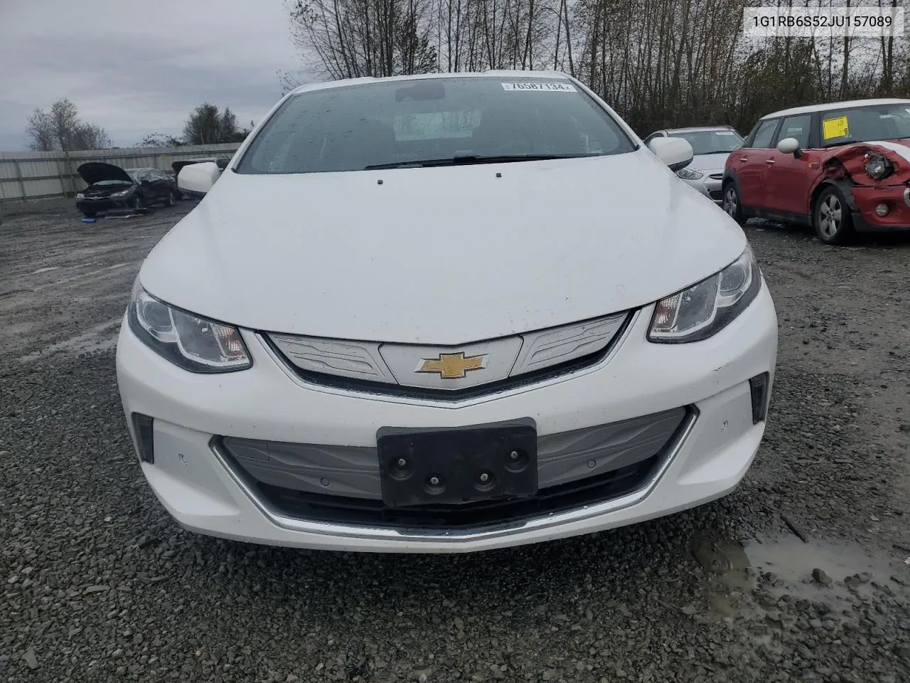 2018 Chevrolet Volt Premier VIN: 1G1RB6S52JU157089 Lot: 76587134