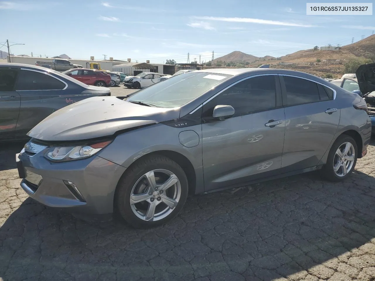 2018 Chevrolet Volt Lt VIN: 1G1RC6S57JU135327 Lot: 77221234