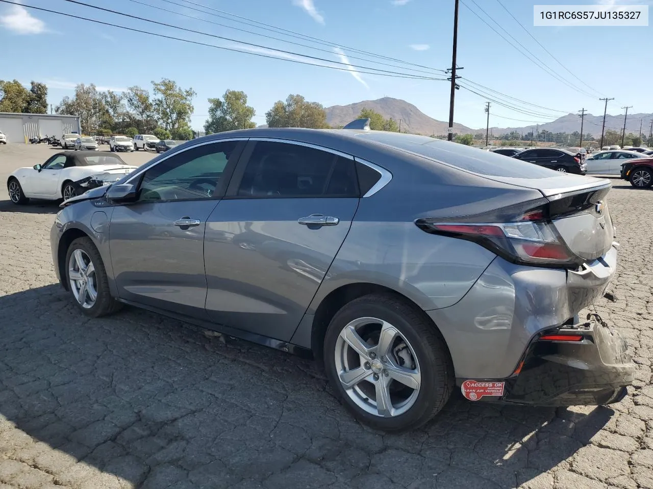 2018 Chevrolet Volt Lt VIN: 1G1RC6S57JU135327 Lot: 77221234