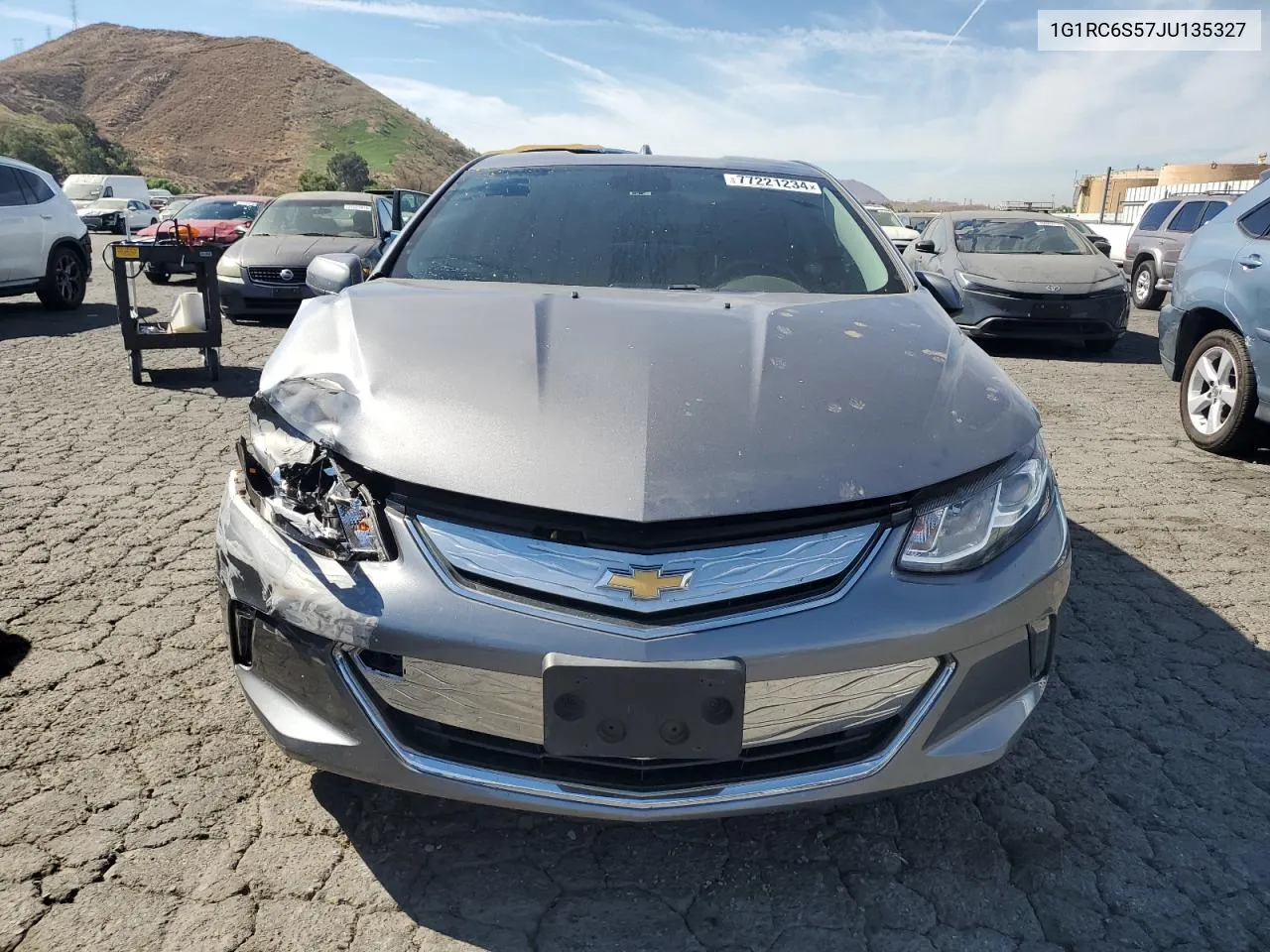 2018 Chevrolet Volt Lt VIN: 1G1RC6S57JU135327 Lot: 77221234