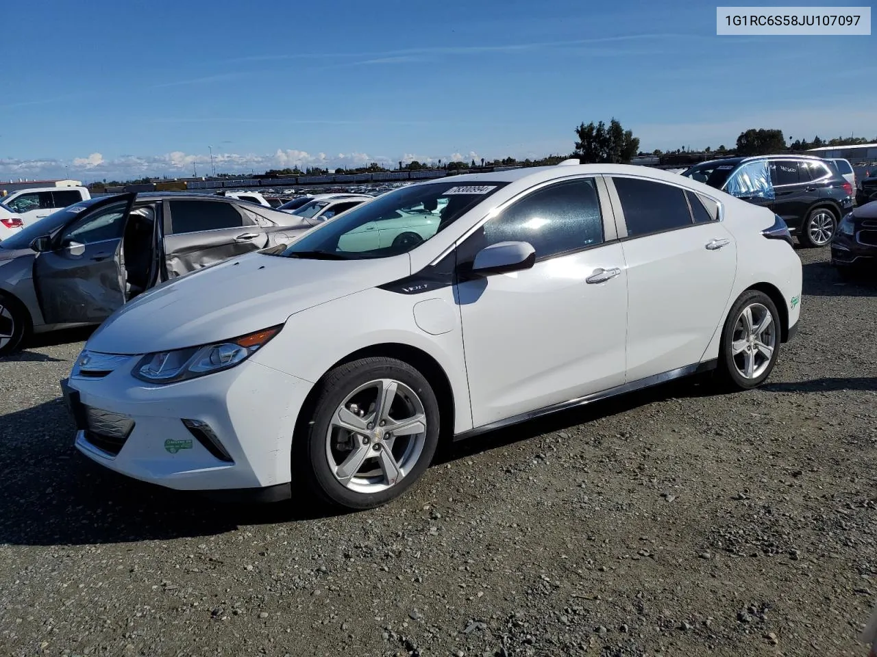 2018 Chevrolet Volt Lt VIN: 1G1RC6S58JU107097 Lot: 78300994