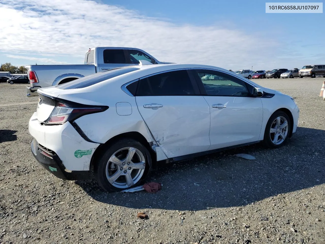 2018 Chevrolet Volt Lt VIN: 1G1RC6S58JU107097 Lot: 78300994