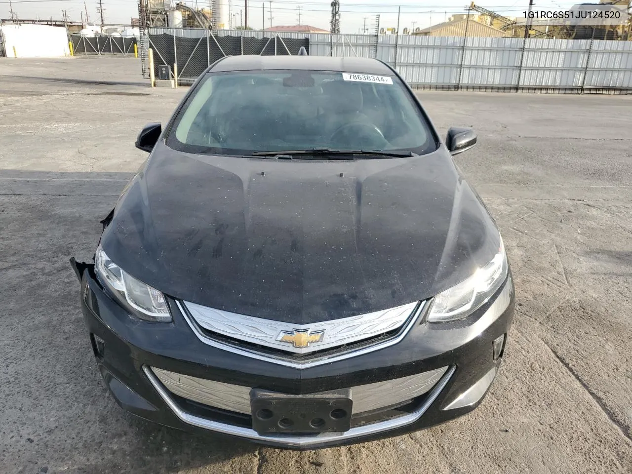 2018 Chevrolet Volt Lt VIN: 1G1RC6S51JU124520 Lot: 78638344