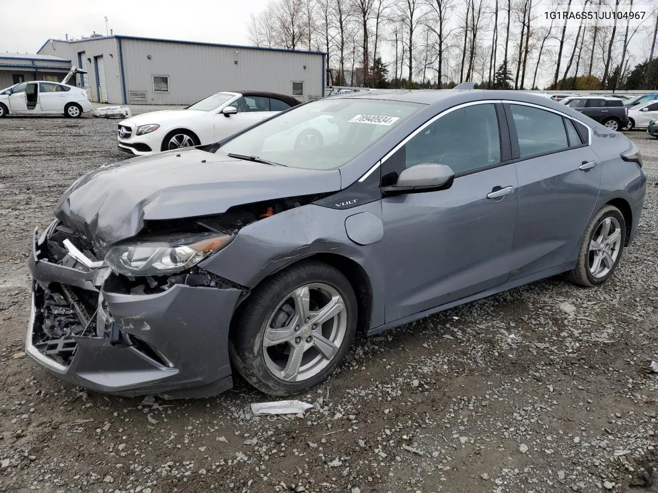 2018 Chevrolet Volt Lt VIN: 1G1RA6S51JU104967 Lot: 78940934