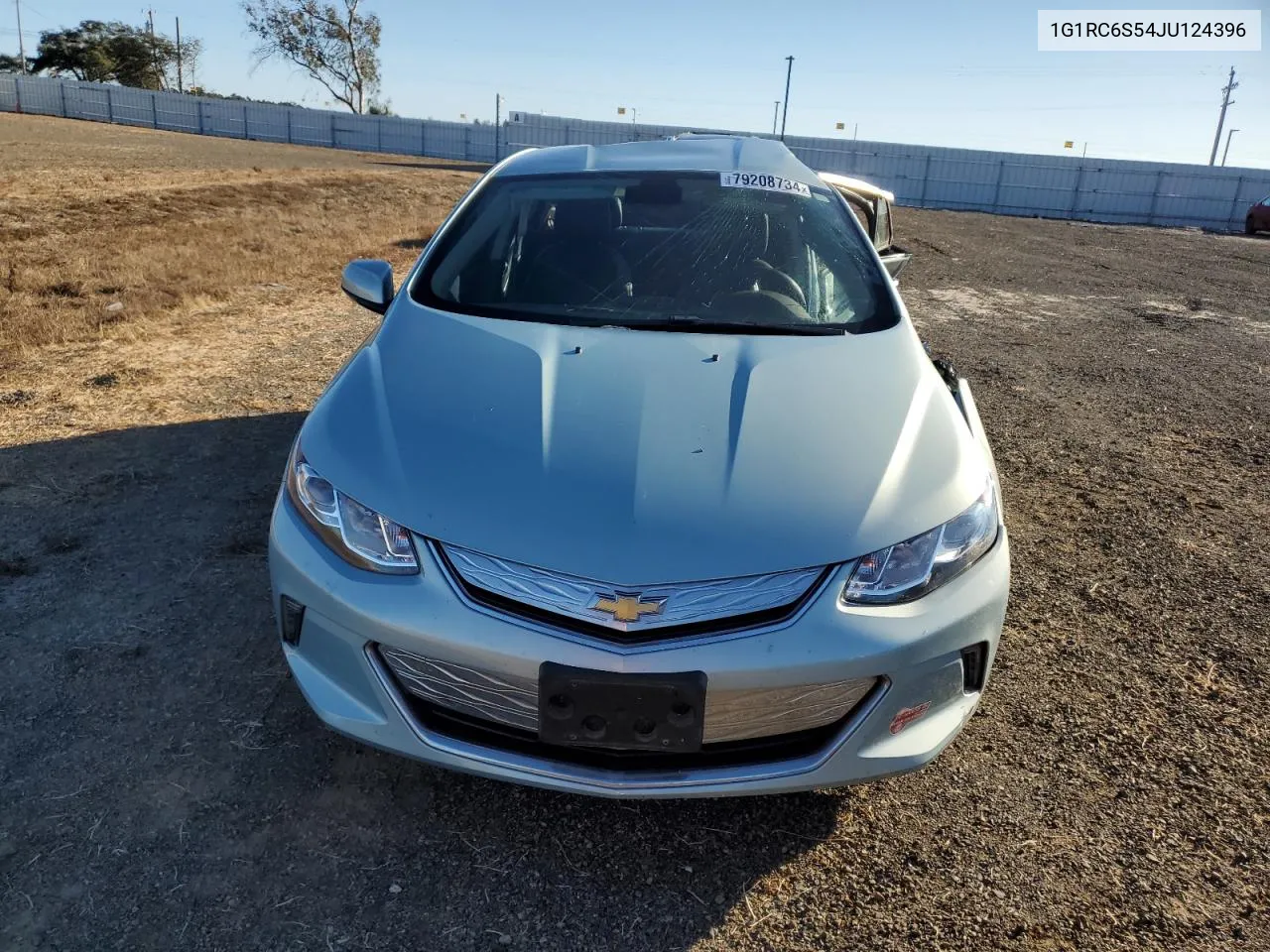 2018 Chevrolet Volt Lt VIN: 1G1RC6S54JU124396 Lot: 79208734