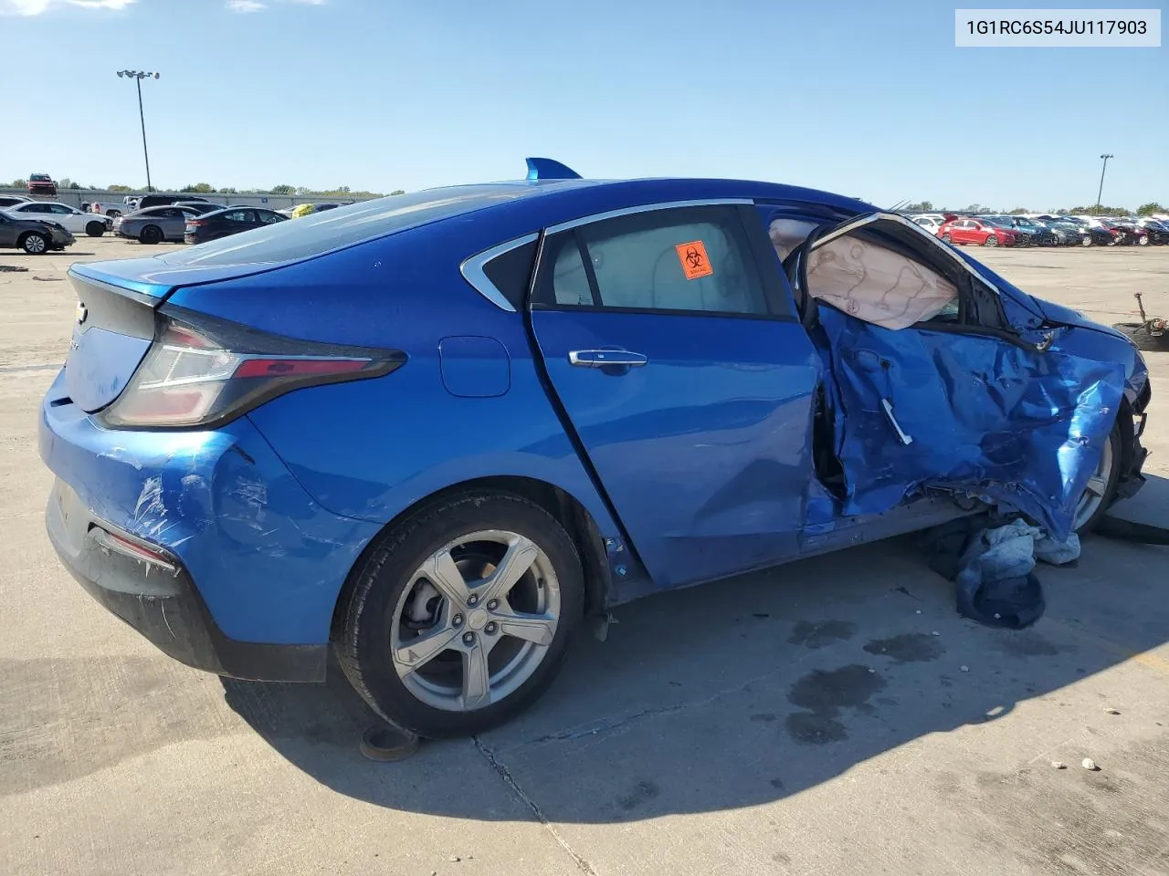 2018 Chevrolet Volt Lt VIN: 1G1RC6S54JU117903 Lot: 79432424