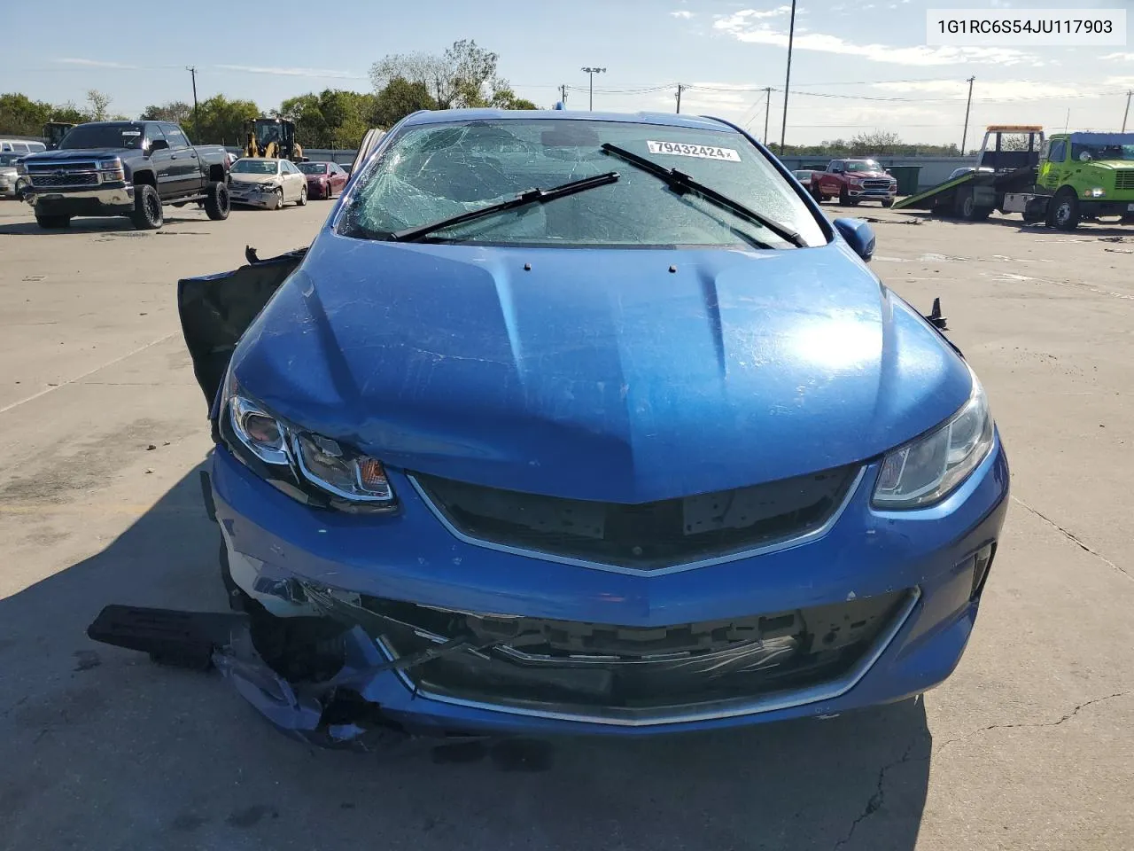 2018 Chevrolet Volt Lt VIN: 1G1RC6S54JU117903 Lot: 79432424