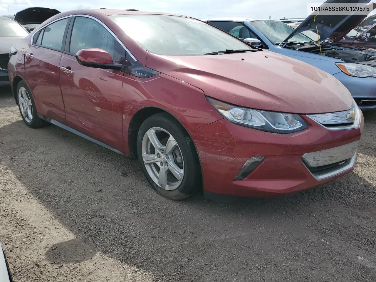 2019 Chevrolet Volt Lt VIN: 1G1RA6S58KU129575 Lot: 74593334