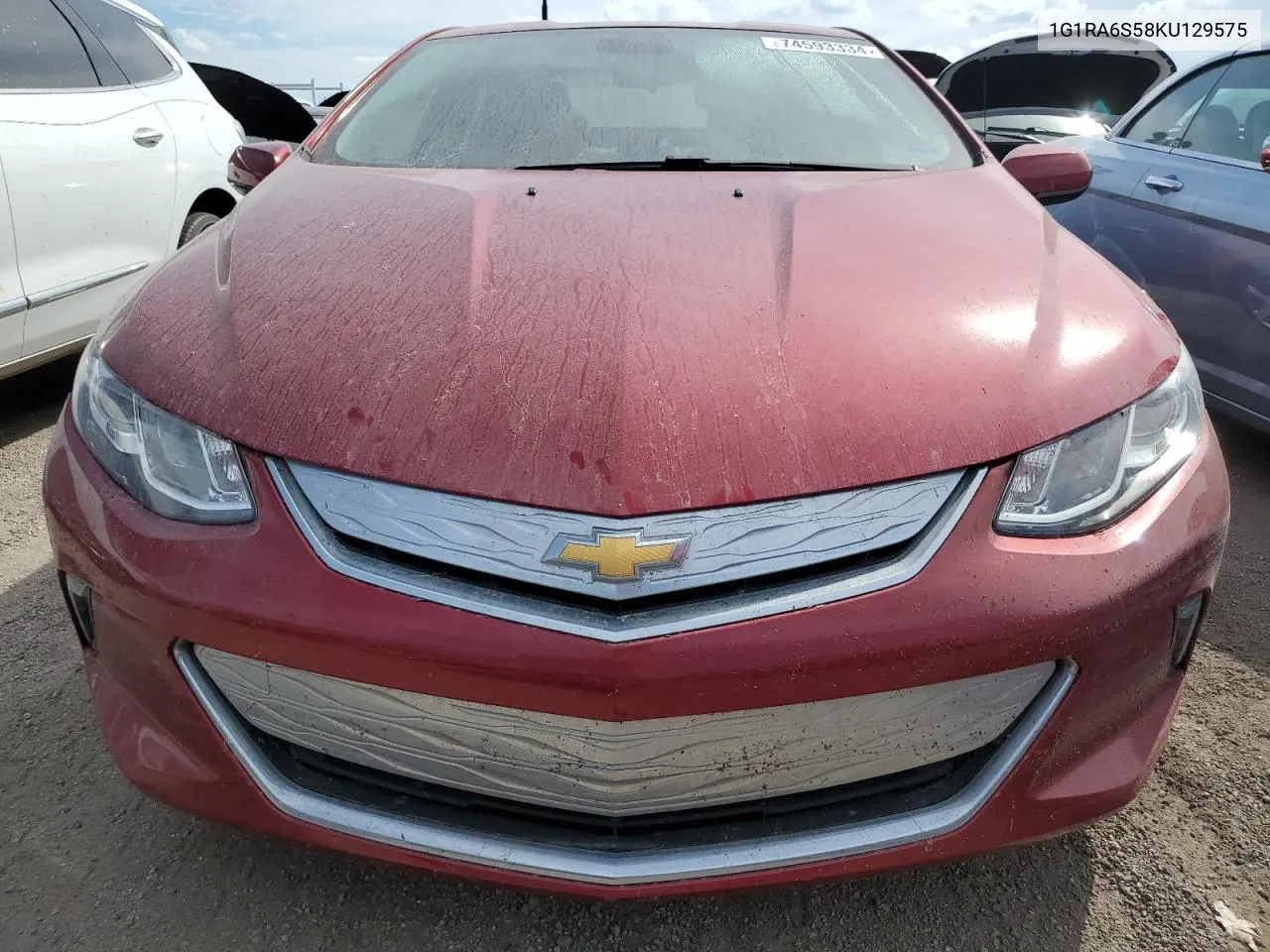 2019 Chevrolet Volt Lt VIN: 1G1RA6S58KU129575 Lot: 74593334