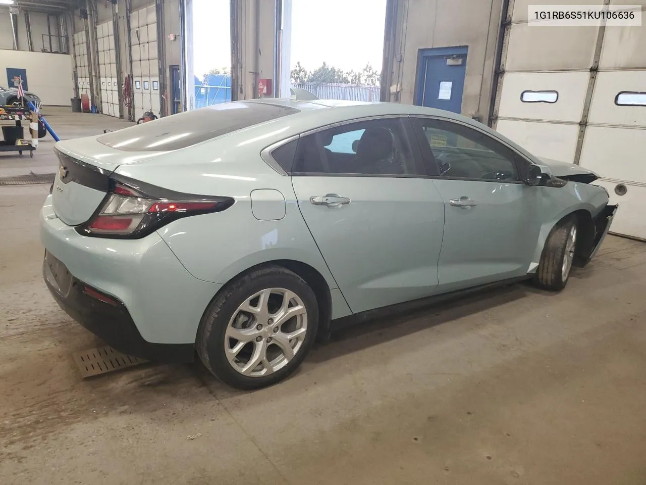 2019 Chevrolet Volt Premier VIN: 1G1RB6S51KU106636 Lot: 75731664