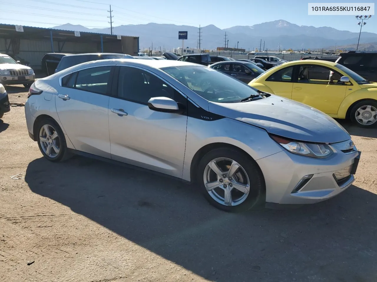 2019 Chevrolet Volt Lt VIN: 1G1RA6S55KU116847 Lot: 77632474