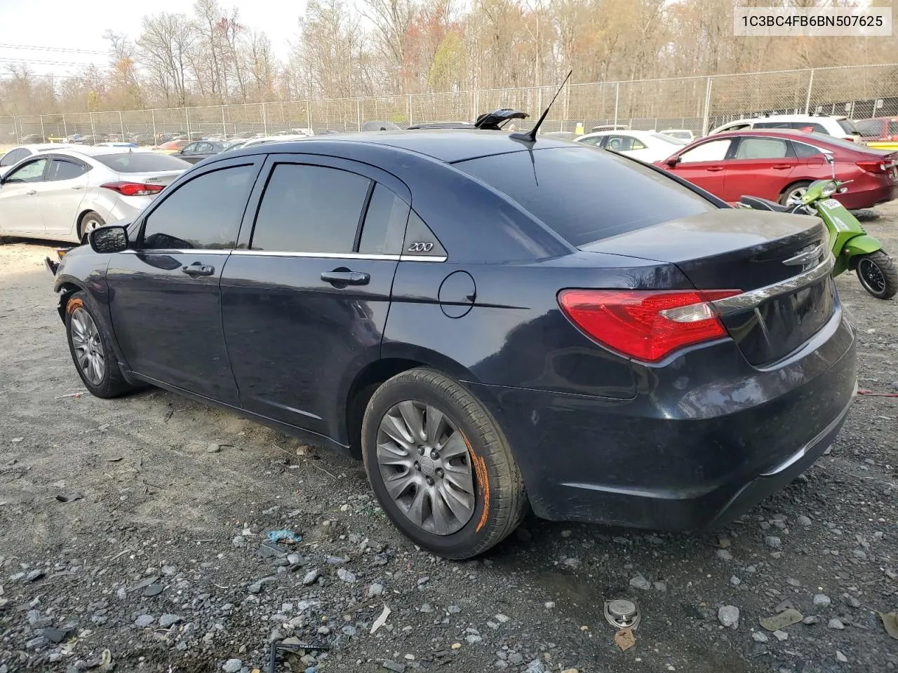 2011 Chrysler 200 Lx VIN: 1C3BC4FB6BN507625 Lot: 49727164