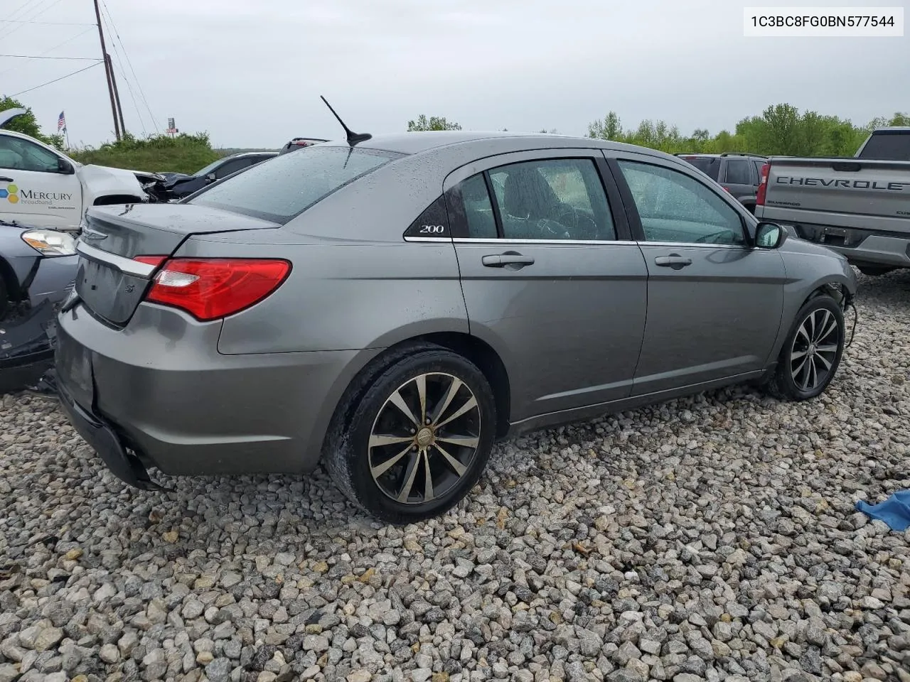 2011 Chrysler 200 S VIN: 1C3BC8FG0BN577544 Lot: 54262554