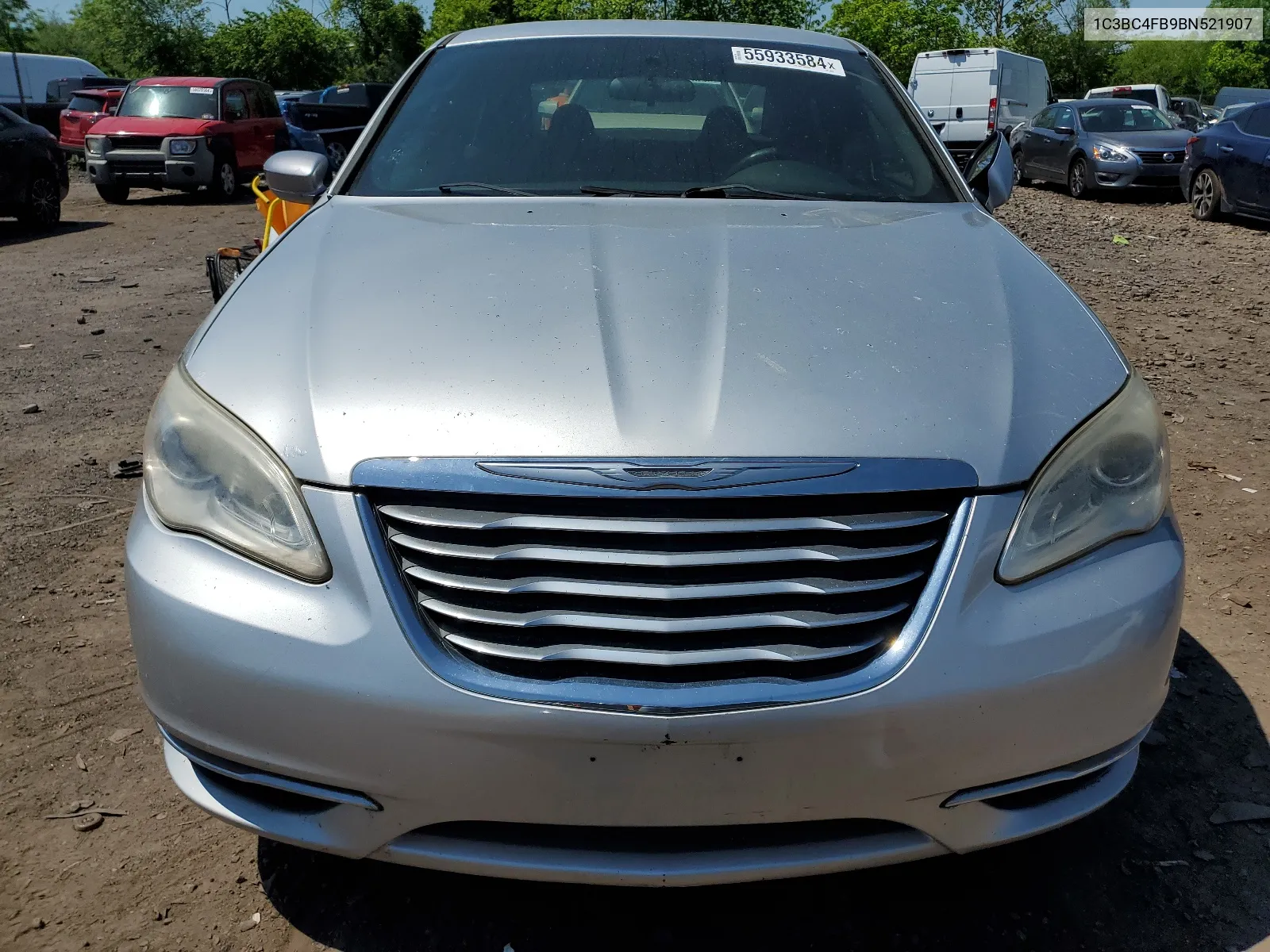 2011 Chrysler 200 Lx VIN: 1C3BC4FB9BN521907 Lot: 55933584