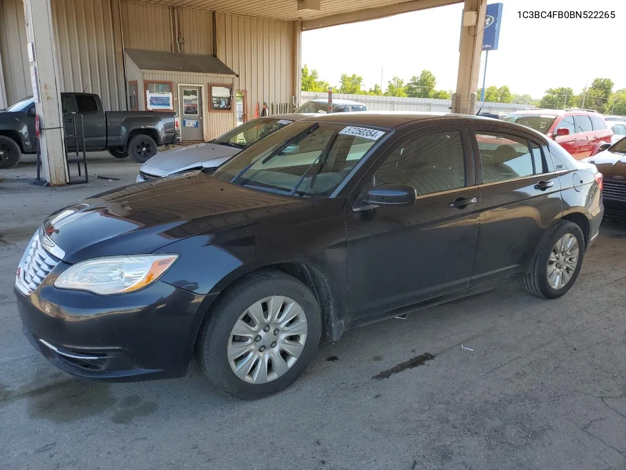 2011 Chrysler 200 Lx VIN: 1C3BC4FB0BN522265 Lot: 57250354